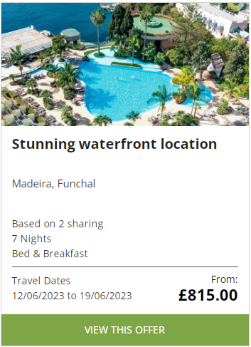 Discounted Holiday deal to Portugal